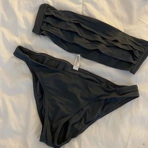 Gap Body grey two-piece bikini